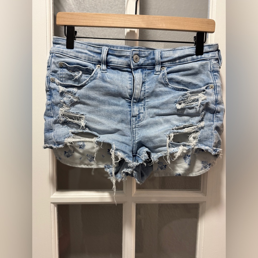 AE Ne(x)t Level High-Waisted Denim Short Short - Picture 4 of 15